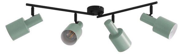 Lampa Sufitowa Lindby, Ovelia, ściemnialny, zielony, salon, metal, nowoczesny