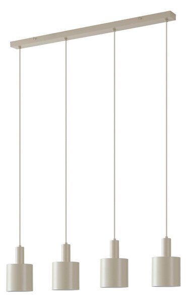 Lampa Wisząca Lindby, Ovelia, ściemnialny, beżowy, kuchnia, metal, nowoczesny