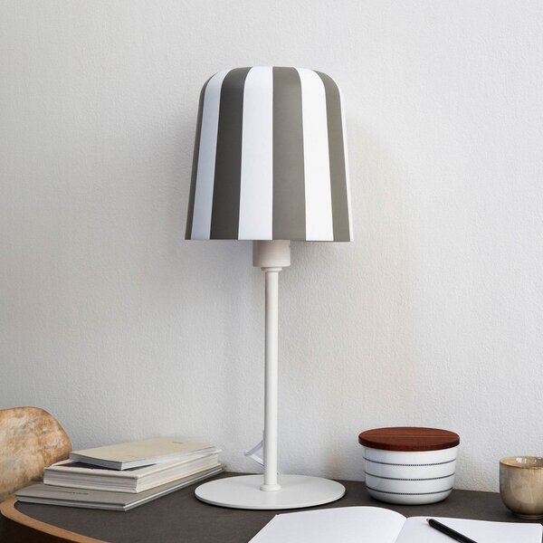 Lampa Stołowa Dyberg Larsen, Gry, szary, salon, metal, design