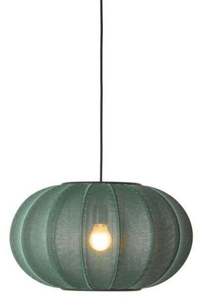 Lampa Wisząca Made By Hand, zielony, sypialnia, aluminium