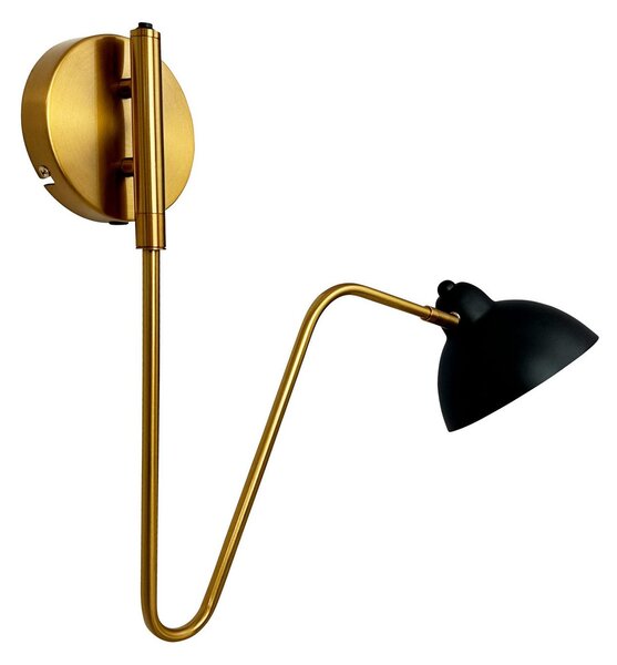 Lampa Ścienna Dyberg Larsen, Futura, czarny, salon, metal, design