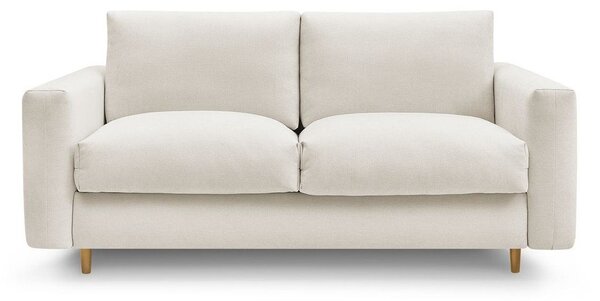 Beżowa rozkładana sofa do spania 200 cm Cocoone – Bobochic Paris