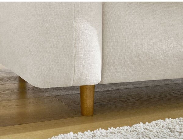 Beżowa rozkładana sofa do spania 200 cm Cocoone – Bobochic Paris