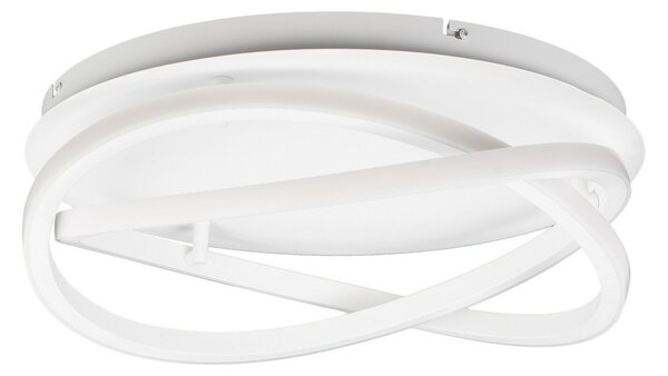 Lampa Sufitowa Lucande, Aldric, ściemnialny, biały, salon, aluminium, nowoczesny