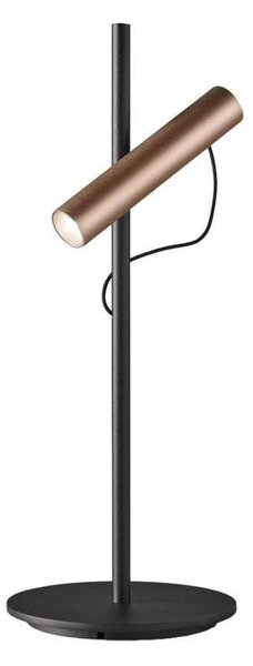 Lampa Stołowa LIGHT-POINT, ściemnialny, złoty | mosiężny, salon, aluminium