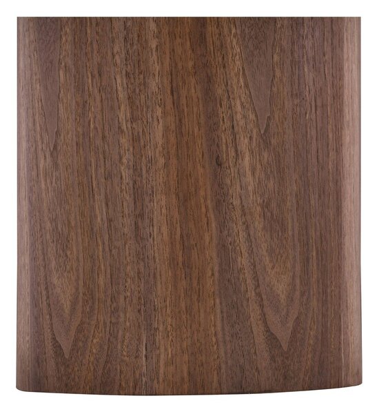 Okrągły stolik z ceramicznym blatem w ciemnym naturalnym kolorze ø 60 cm Noli – House Nordic