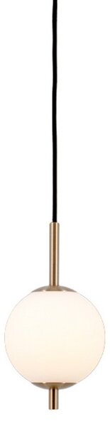 Audrey 1 Lampa Wisząca Plated Brass/White Opal - UMAGE