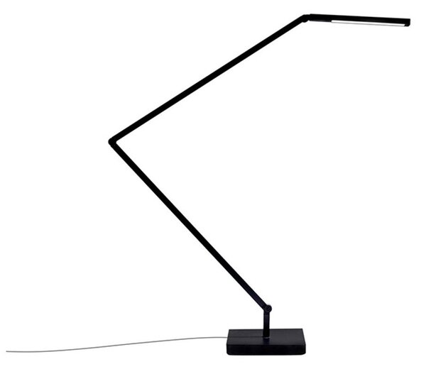 Lampa Stołowa Nemo Lighting, ściemnialny, czarny, gabinet | pracownia, aluminium