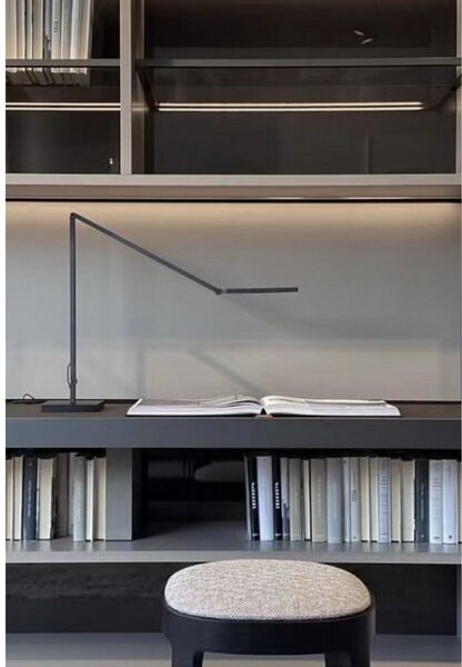 Lampa Stołowa Nemo Lighting, ściemnialny, czarny, gabinet | pracownia, aluminium