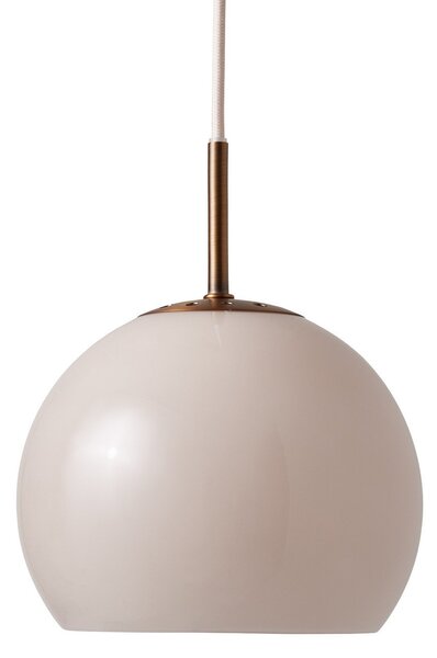 Lampa Wisząca FRANDSEN, Ball, ściemnialny, szary, salon, szkło, design