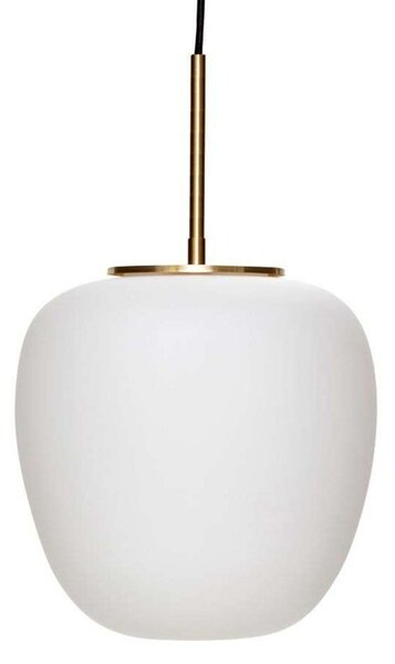 Muse Lampa Wisząca Ø25 Opal/Brass - Hübsch