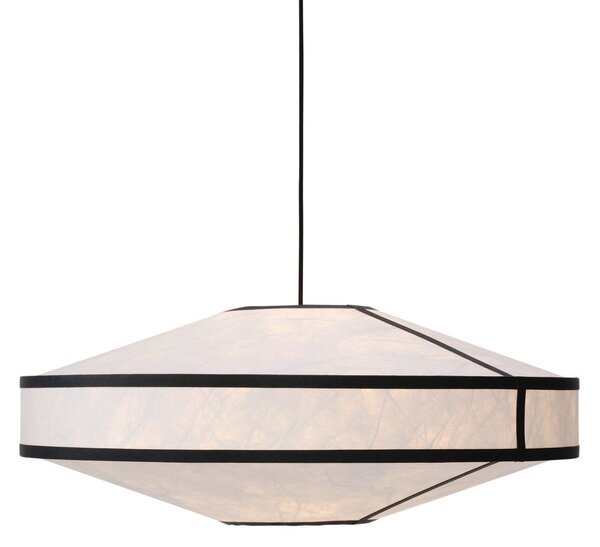 Lampa Wisząca New Works, Kite, ściemnialny, biały, salon, tworzywo sztuczne, design