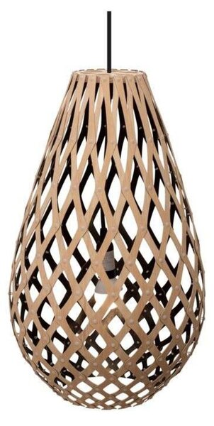 Koura Lampa Wisząca H50 Czarna 1 Strona - David Trubridge
