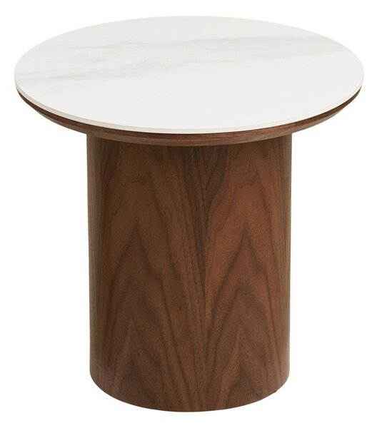 Okrągły stolik z ceramicznym blatem ø 40 cm Noli – House Nordic