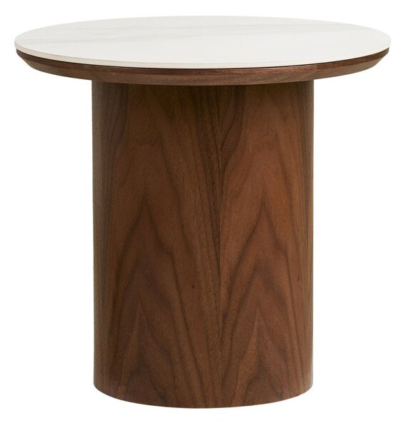 Okrągły stolik z ceramicznym blatem ø 40 cm Noli – House Nordic
