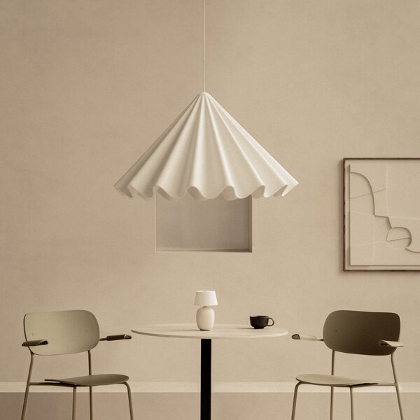 Lampa Wisząca Audo Copenhagen, Dancing, ściemnialny, biały, salon, tkanina | tekstylia