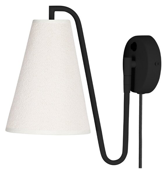 Lampa Ścienna Globen Lighting, biały, salon, tkanina | tekstylia, design