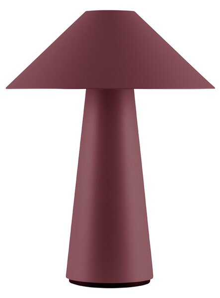 Zewnętrzna Lampa Globen Lighting, Cannes, ściemnialny, czerwony, taras, tworzywo sztuczne, design