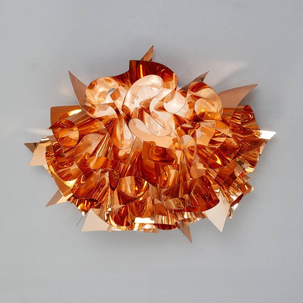 Slamp Lampa sufitowa designerska VELI, możliwość ściemniania, miedziany, salon / jadalnia, tworzywo sztuczne, design