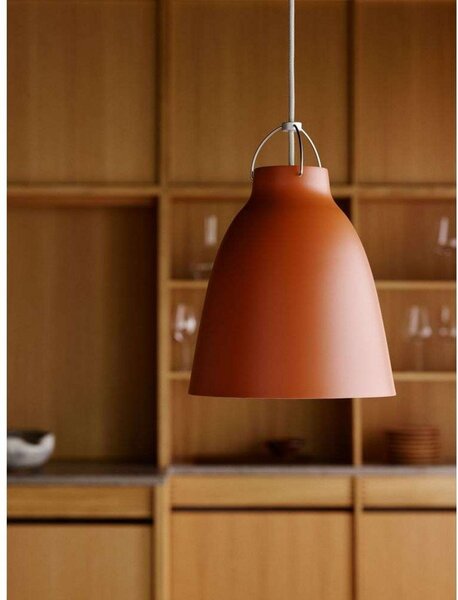 Lampa Wisząca FRITZ HANSEN, czerwony, salon, metal