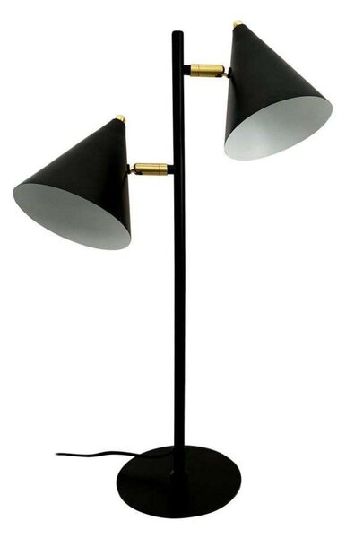 Lampa Stołowa Dyberg Larsen, Rouen, czarny, salon, metal, skandynawski