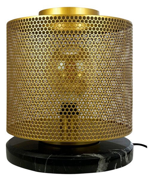 Lampa Stołowa Dyberg Larsen, Nantes, złoty | mosiężny, salon, mosiądz, skandynawski