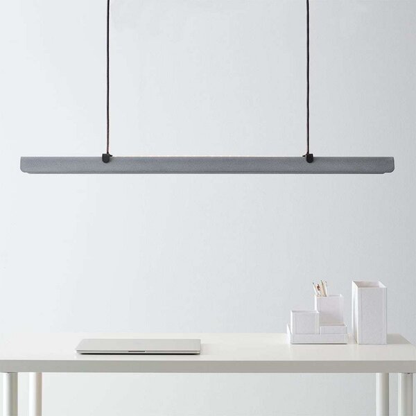 Lampa Wisząca Belid, szary, salon