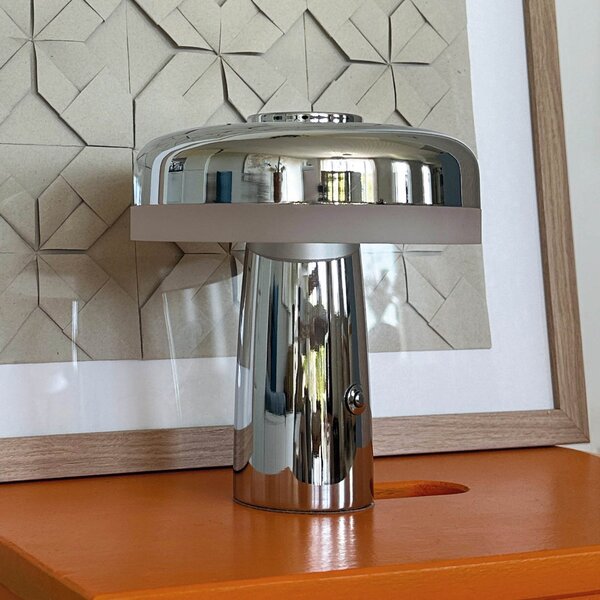 Lampa Stołowa Dyberg Larsen, Porter, ściemnialny, metaliczny, salon, metal, skandynawski