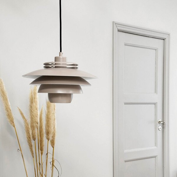 Lampa Wisząca Dyberg Larsen, Ejka mini, ściemnialny, beżowy, salon, metal, design