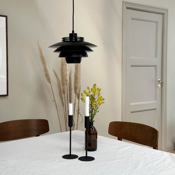 Lampa Wisząca Dyberg Larsen, Ejka mini, ściemnialny, czarny, salon, metal, design
