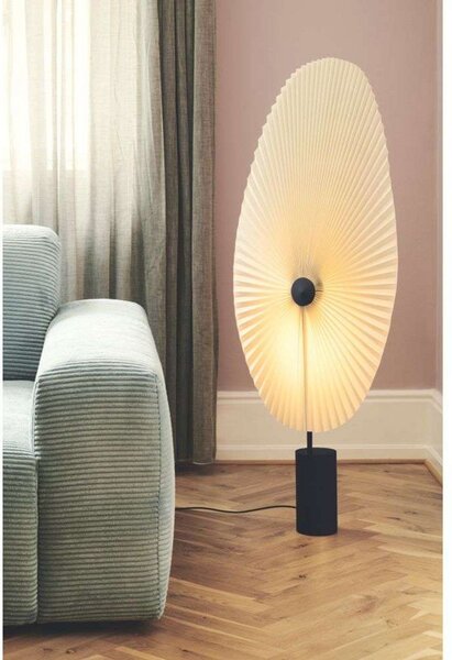 Lampa Podłogowa GEJST, Liris, ściemnialny, czarny, salon, metal, design