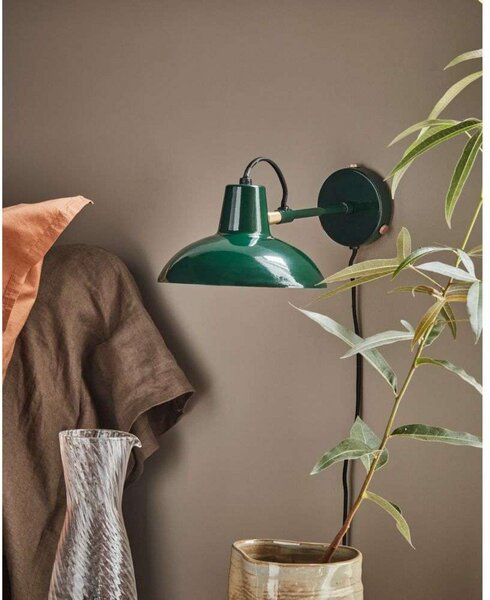 Lampa Ścienna House Doctor, zielony, gabinet | pracownia, metal