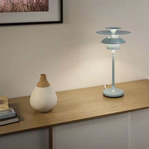 Picasso Lampa Stołowa H34,8 Ice Niebieski - Belid