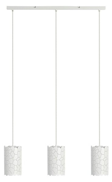 Lampa Wisząca Lindby, Aralena, ściemnialny, biały, salon, metal, nowoczesny