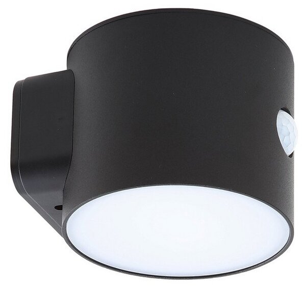Zewnętrzna Lampa Lindby, Amren, czarny, tworzywo sztuczne, nowoczesny