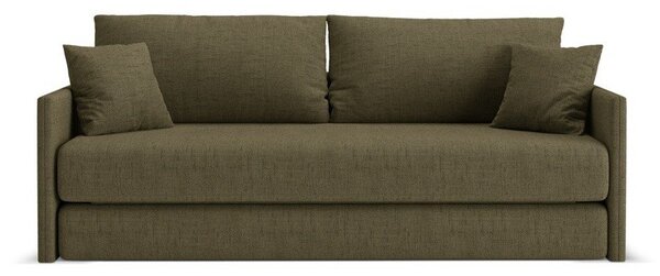 Zielona rozkładana sofa z tkaniny szenilowej 209 cm Shannon – Cosmopolitan Design