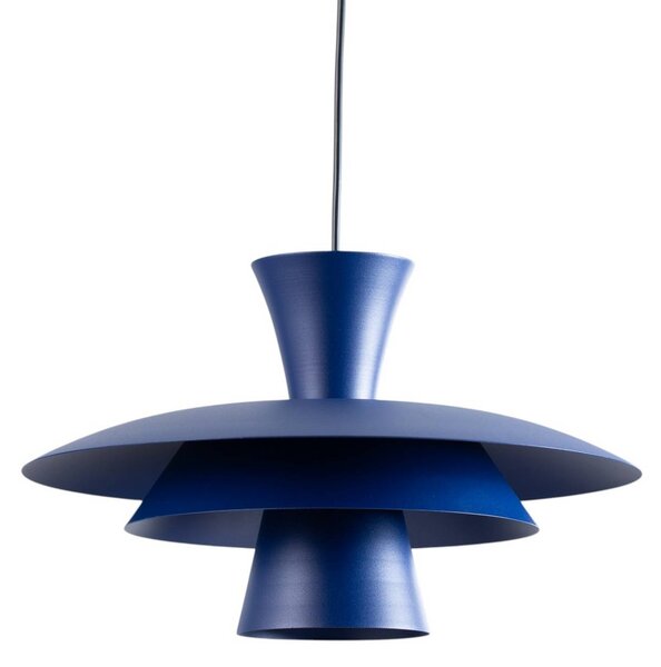 Lampa wisząca Plato Luminex, możliwość ściemniania, niebieski, salon / jadalnia, metal, nowoczesny