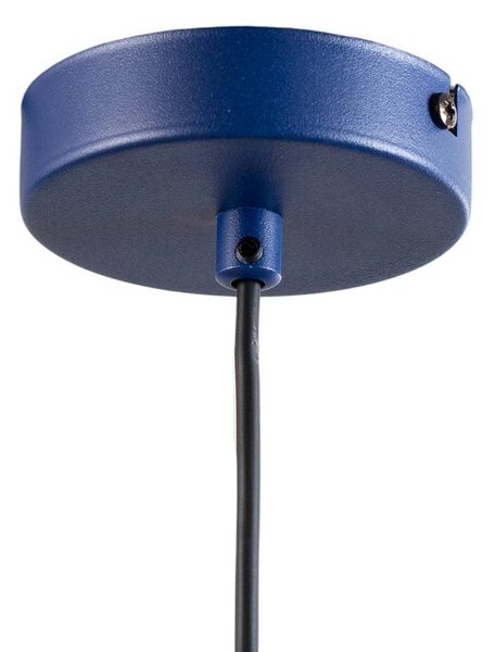 Lampa wisząca Plato Luminex, możliwość ściemniania, niebieski, salon / jadalnia, metal, nowoczesny