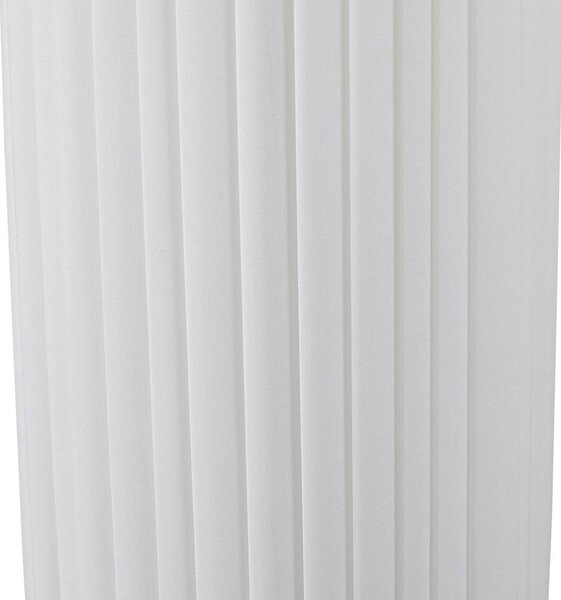 Lampa stojąca Virelle Lindby, biały / opal, salon / jadalnia, tkanina / materiał / jedwab