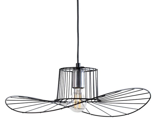 Lampa wisząca Tel Opviq, możliwość ściemniania, czarny, salon / jadalnia, metal