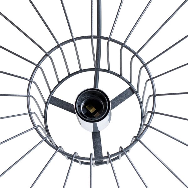 Lampa wisząca Tel Opviq, możliwość ściemniania, czarny, salon / jadalnia, metal