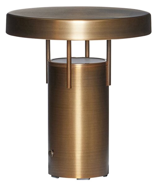 Lampa Stołowa Hübsch, złoty | mosiężny, salon, aluminium