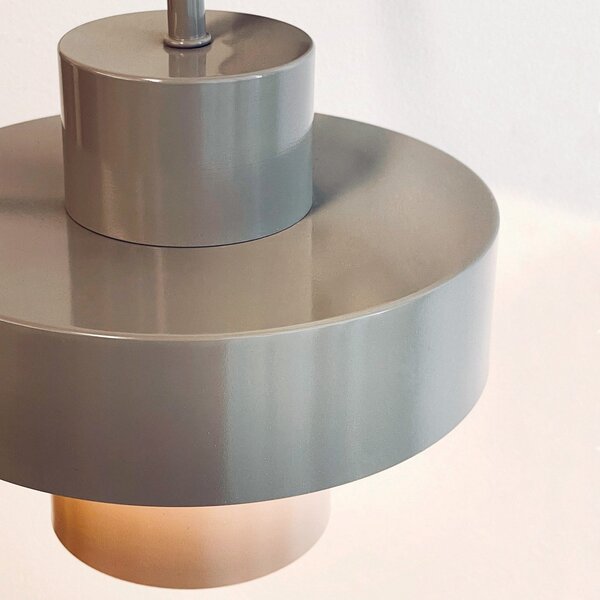 Lampa Ścienna Dyberg Larsen, Stoke, szary, salon, metal, design