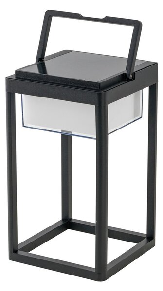 Zewnętrzna Lampa Lucande, Tilena, ściemnialny, czarny, balkon, aluminium, nowoczesny