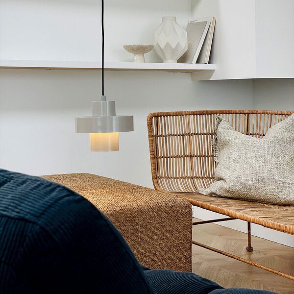 Lampa Wisząca Dyberg Larsen, Stoke, ściemnialny, szary, salon, metal, design