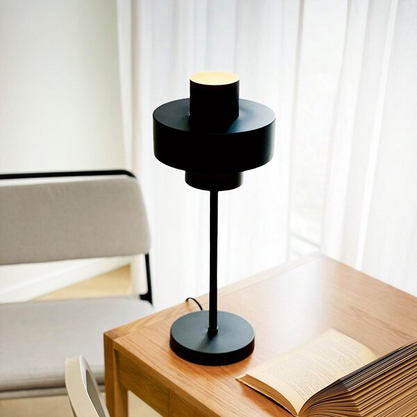 Lampa Stołowa Dyberg Larsen, Stoke, czarny, salon, metal, design