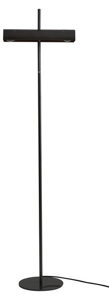 Lampa Podłogowa Lucande, Nysira, czarny, salon, metal, nowoczesny