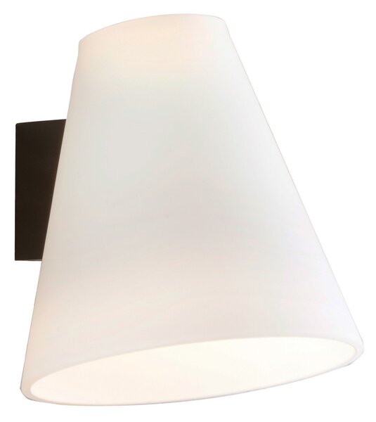 Lampa Ścienna Lucande, Timido, ściemnialny, biały, salon, szkło