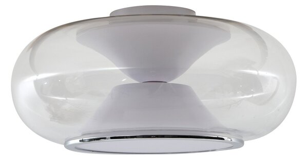 Lampa Sufitowa Lucande, Orasa, transparentny, przedpokój, szkło, nowoczesny