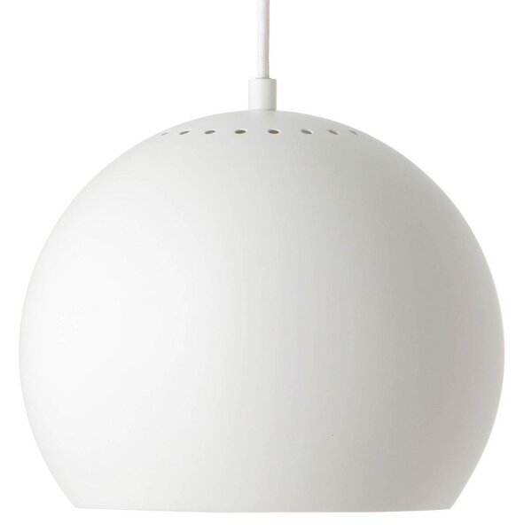Lampa Wisząca FRANDSEN, Ball, ściemnialny, biały, salon, metal, design